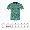 Tattoo Tiger Head Print Design LKS304 Men's All Over Print T-shirt