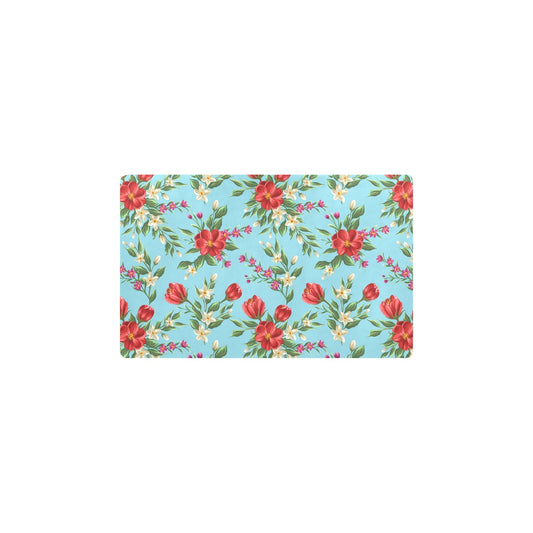 Summer Floral Pattern Print Design SF011 Kitchen Mat