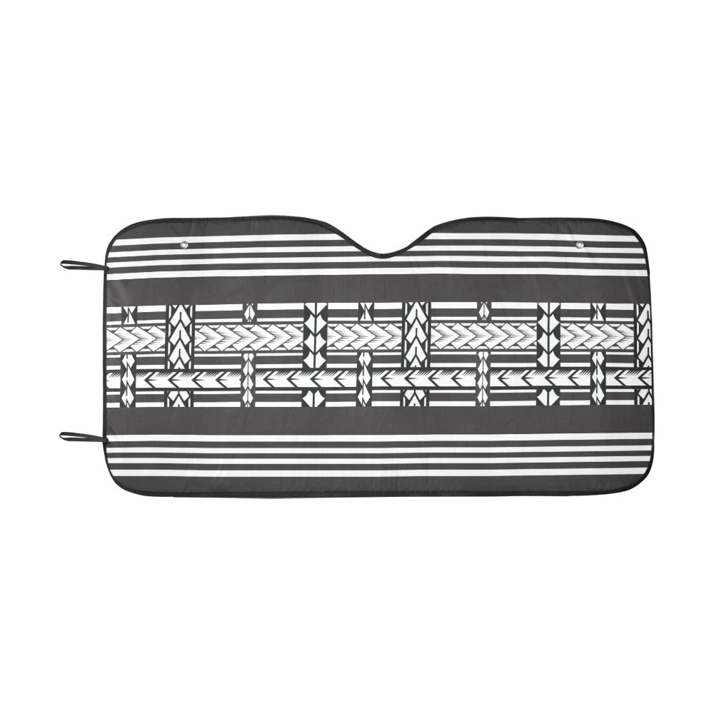 Samoan Tattoo Print Design LKS304 Car front Windshield Sun Shade