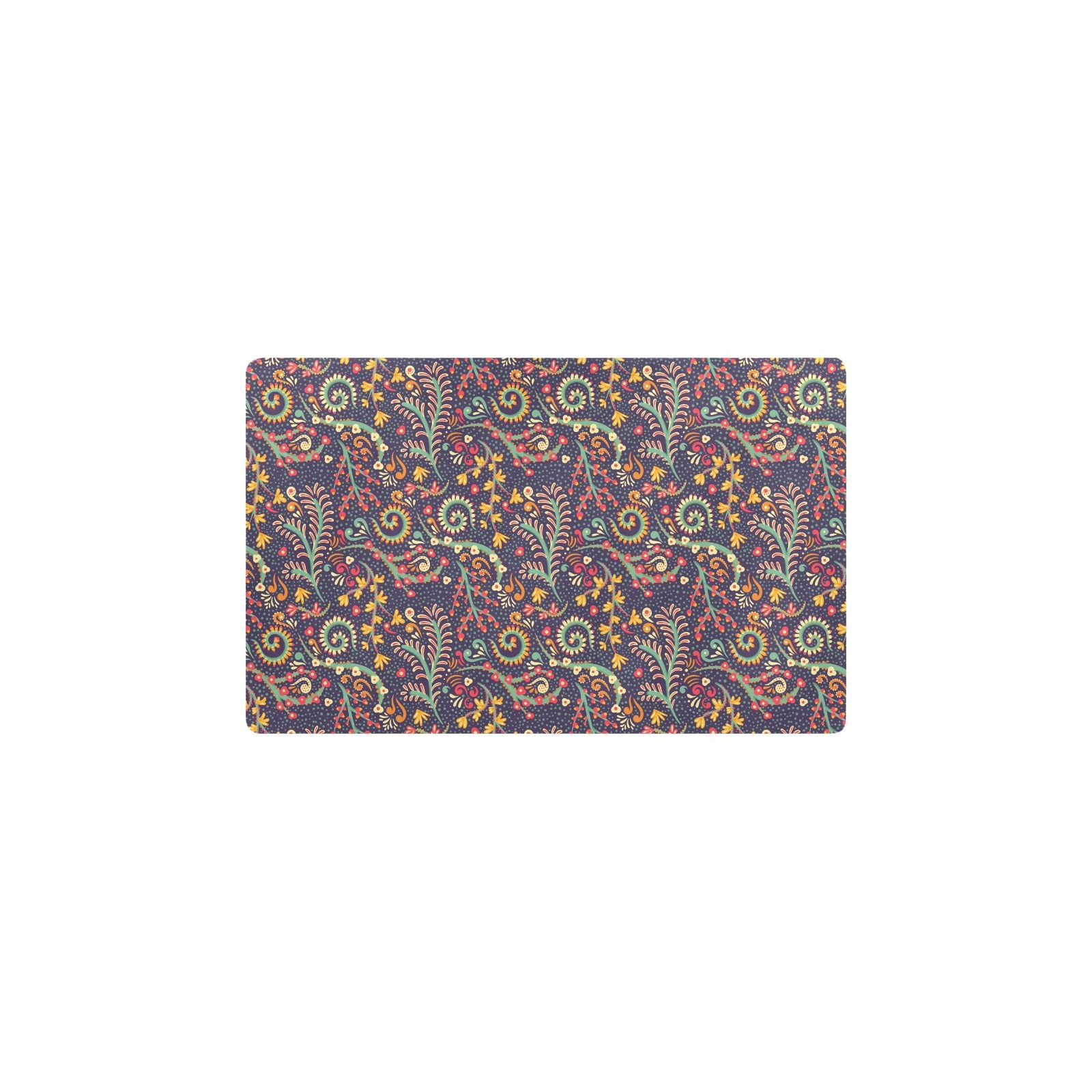 Bohemian Pattern Print Design 08 Kitchen Mat