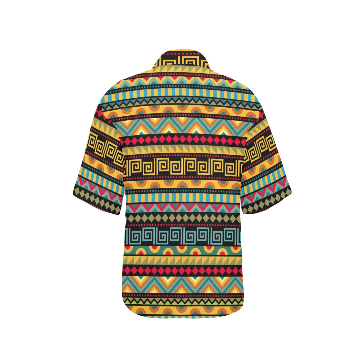 African Pattern Print Design 03 Women's Hawaiian Shirt
