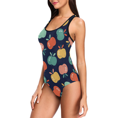 Apple Pattern Print Design AP09 Women Swimsuit