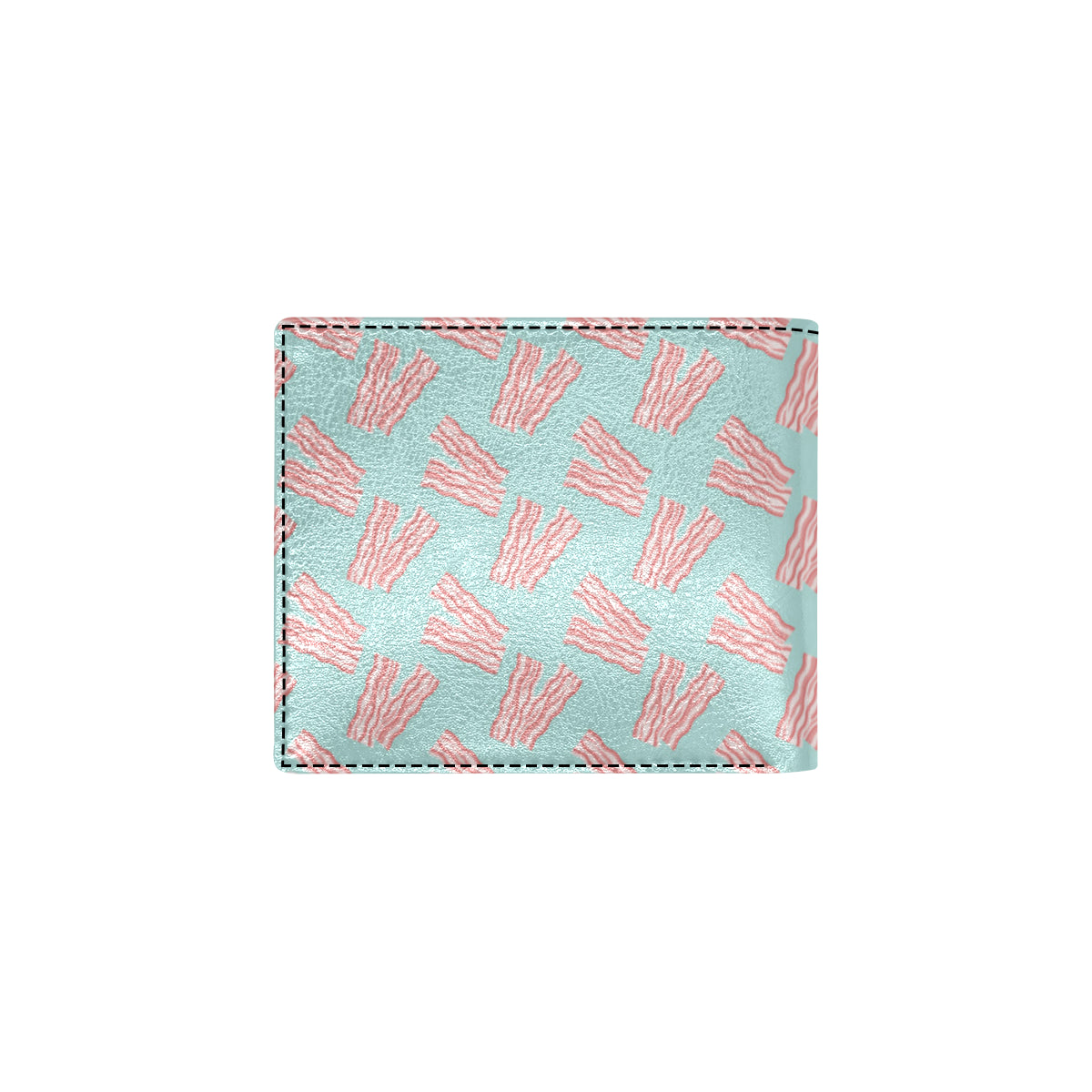 Bacon Pattern Print Design 04 Men's ID Card Wallet