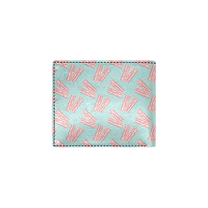 Bacon Pattern Print Design 04 Men's ID Card Wallet