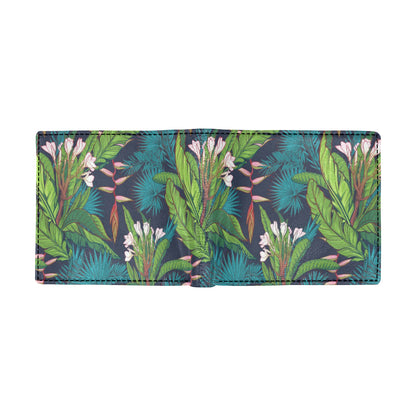 Rainforest Pattern Print Design RF01 Men's ID Card Wallet