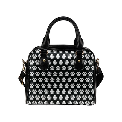 Paw Pattern Print Design A02 Shoulder Handbag