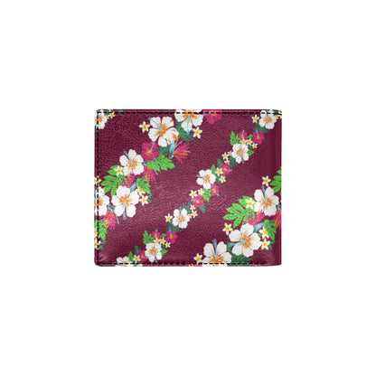 Hawaiian Themed Pattern Print Design H06 Men's ID Card Wallet
