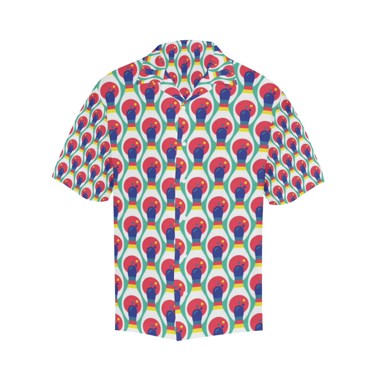 Bowling Pattern Print Design 05 Men's Hawaiian Shirt