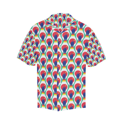 Bowling Pattern Print Design 05 Men's Hawaiian Shirt