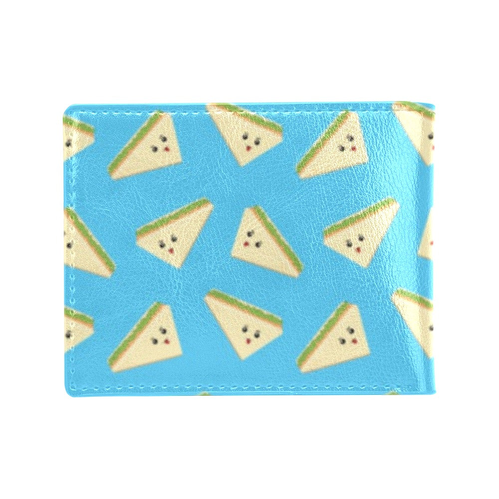 Sandwich Emoji Print Design LKS305 Men's ID Card Wallet