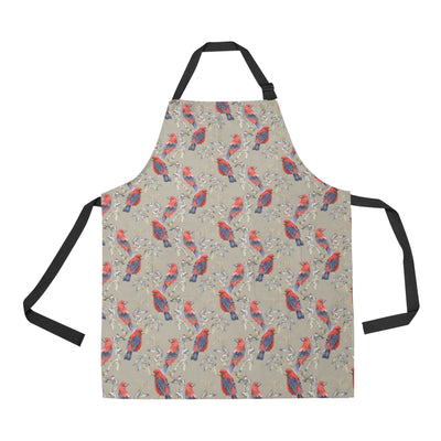 Birds Pattern Print Design 05 Apron with Pocket