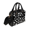 Acting Mask Pattern Print Design 03 Shoulder Handbag