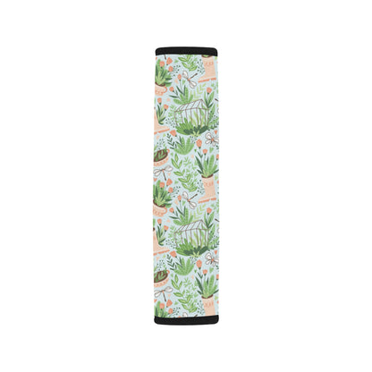 Gardening Pattern Print Design G04 Car Seat Belt Cover