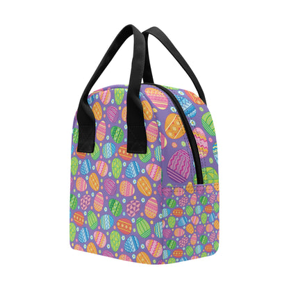 Easter Eggs Pattern Print Design RB010 Insulated Lunch Bag