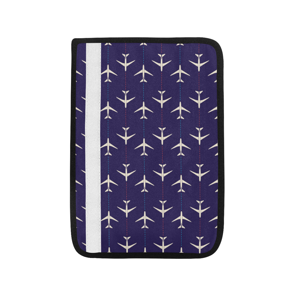 Airplane Pattern Print Design 03 Car Seat Belt Cover