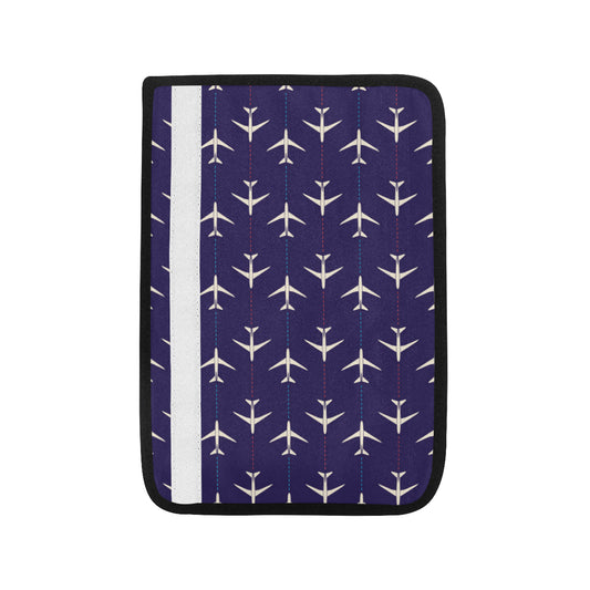 Airplane Pattern Print Design 03 Car Seat Belt Cover