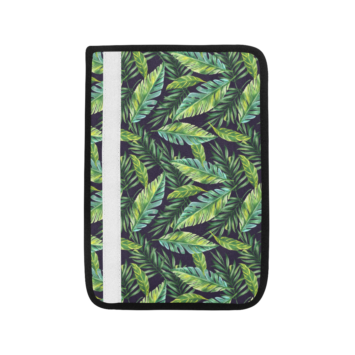 Tropical Flower Pattern Print Design TF06 Car Seat Belt Cover