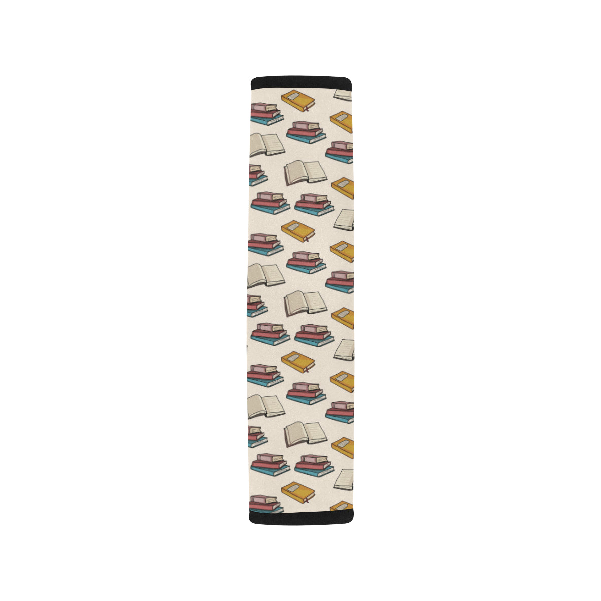 Book Pattern Print Design 04 Car Seat Belt Cover