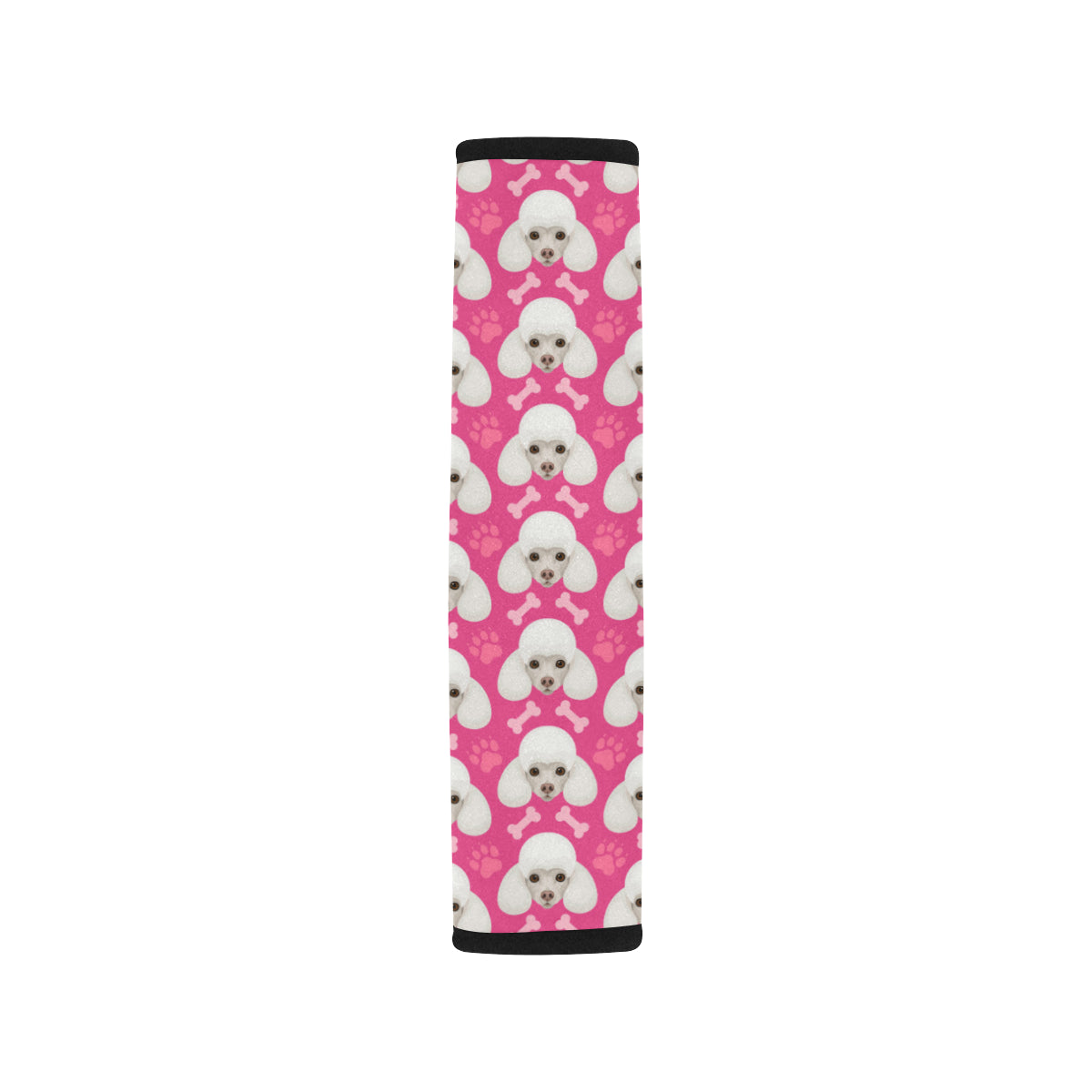 Poodle Pattern Print Design A04 Car Seat Belt Cover