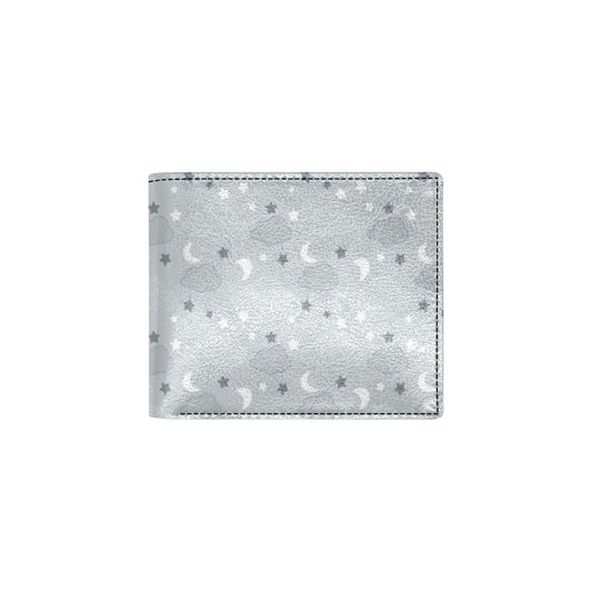 Cloud  Pattern Print Design 04 Men's ID Card Wallet