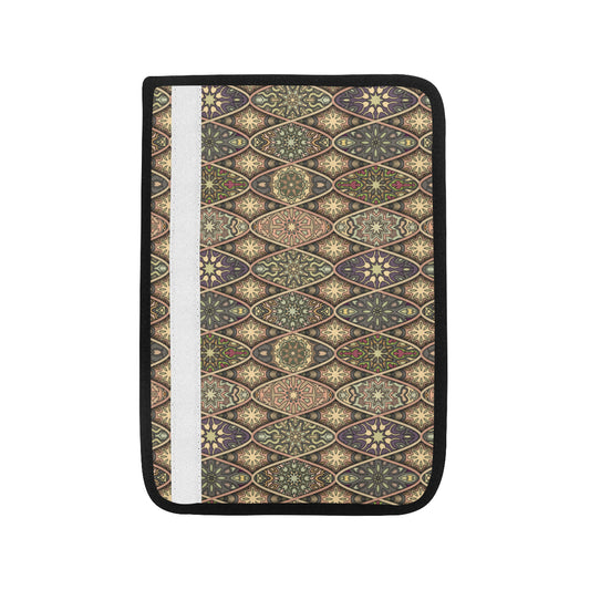 Mandala Motif Themed Design Print Car Seat Belt Cover