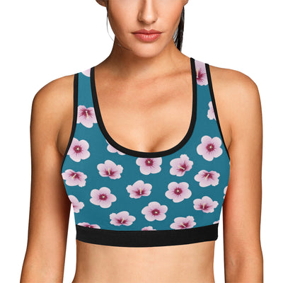 Cherry Blossom Pattern Print Design CB08 Sports Bra