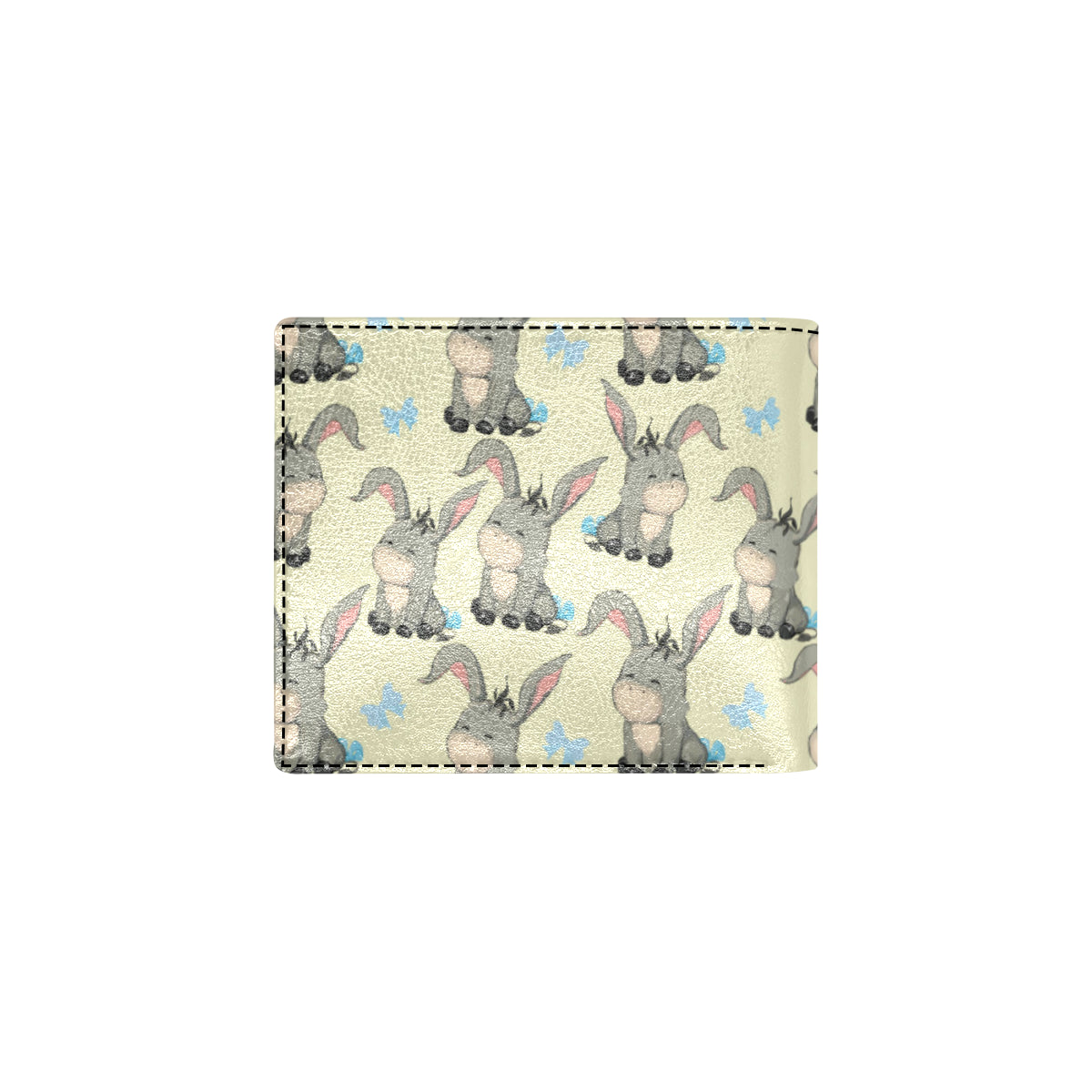 Donkey Baby Pattern Print Design 02 Men's ID Card Wallet