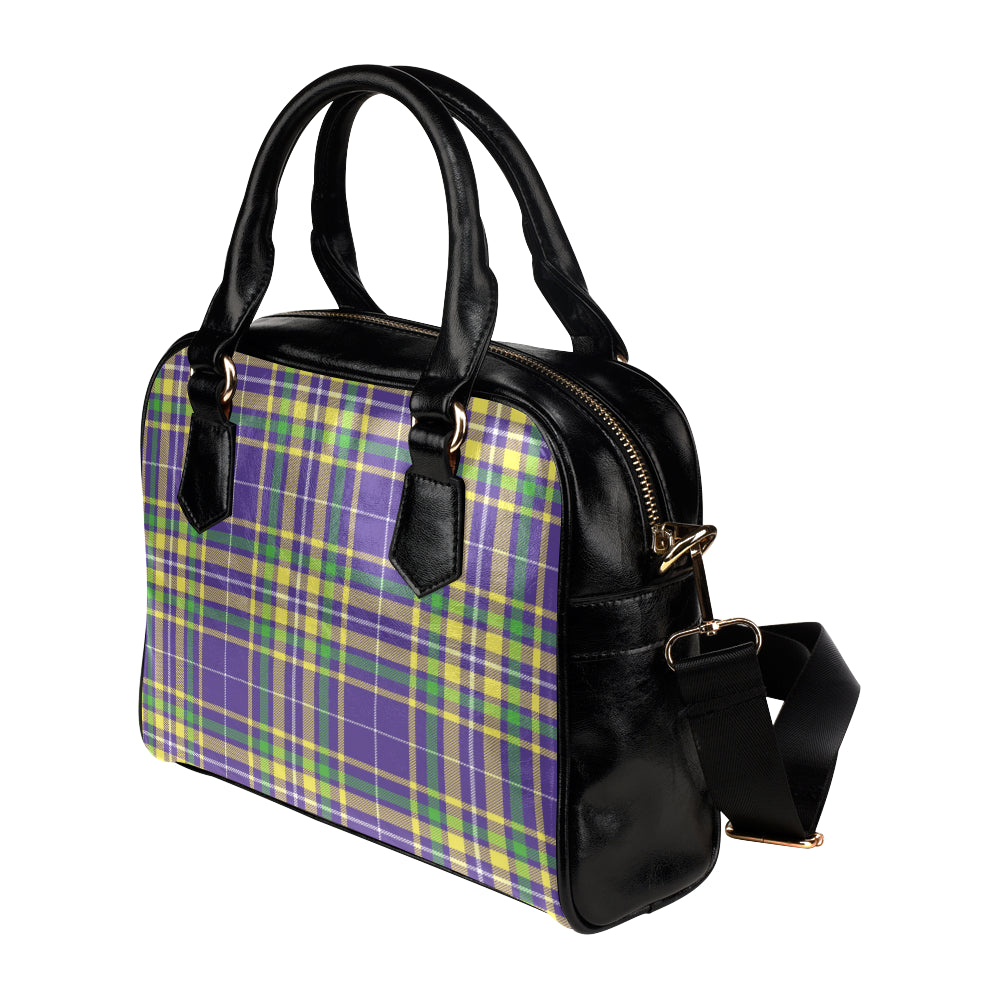 Mardi Gras Pattern Print Design 010 Shoulder Handbag