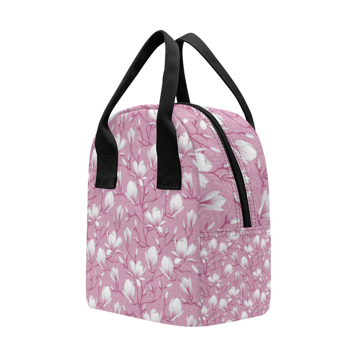 Magnolia Pattern Print Design MAG05 Insulated Lunch Bag