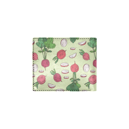 Radish Pattern Print Design A04 Men's ID Card Wallet