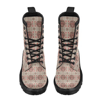 Calendar Aztec Print Pattern Women's Boots