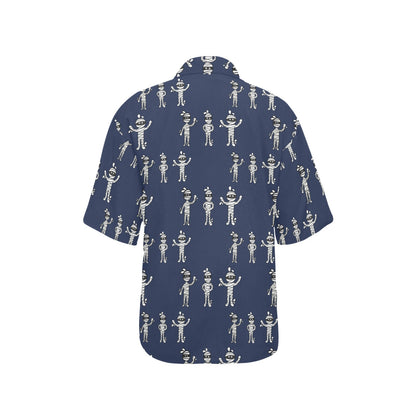 Mummy Print Design LKS306 Women's Hawaiian Shirt