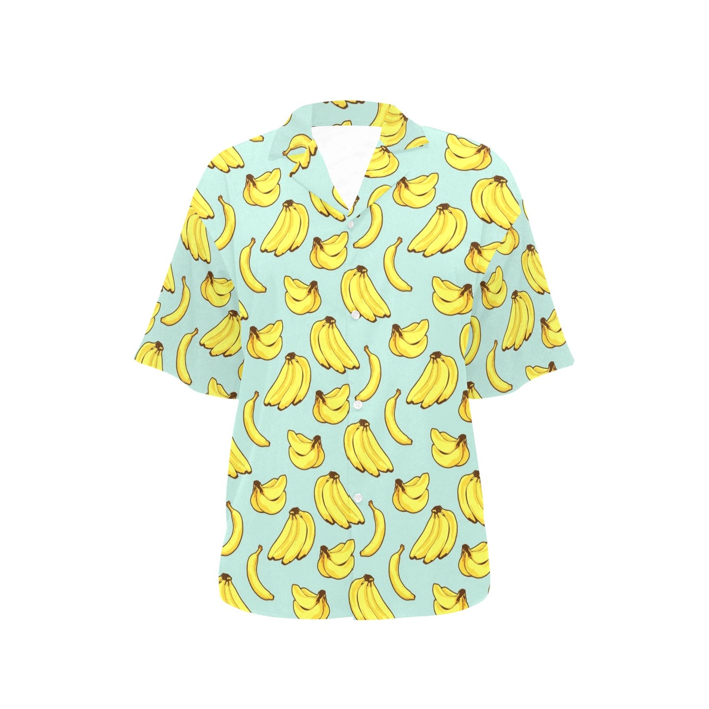 Banana Pattern Print Design BA04 Women's Hawaiian Shirt