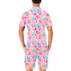 Cupcake Pattern Print Design CP05 Men's Romper