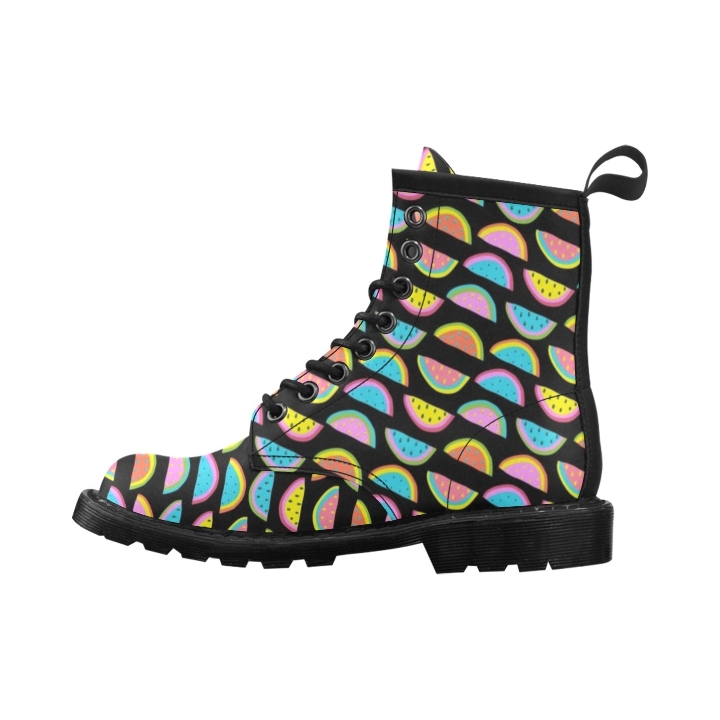Watermelon Pattern Print Design WM08 Women's Boots