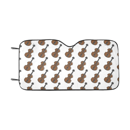 Violin Print Design LKS405 Car front Windshield Sun Shade