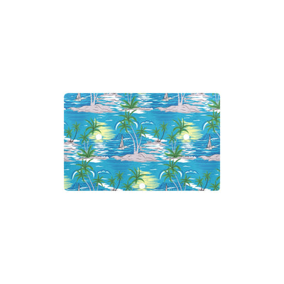 Palm Tree Beach Kitchen Mat