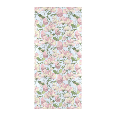 Sweet Pea Print Design LKS304 Beach Towel 32" x 71"