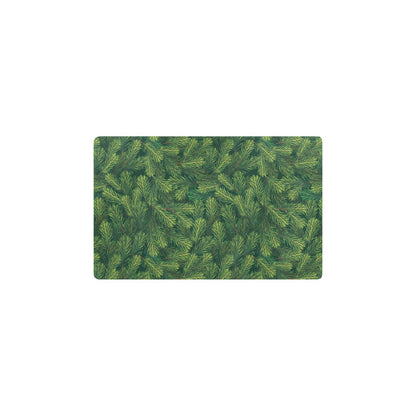 Christmas Tree Pattern Print Design 02 Kitchen Mat