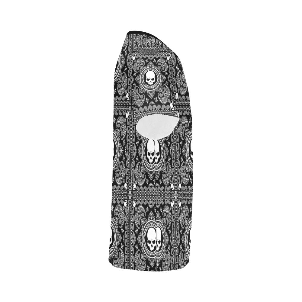 Bandana Skull Print Design LKS303 Men's All Over Print T-shirt
