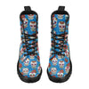 Sugar Skull Rose Pattern Women's Boots