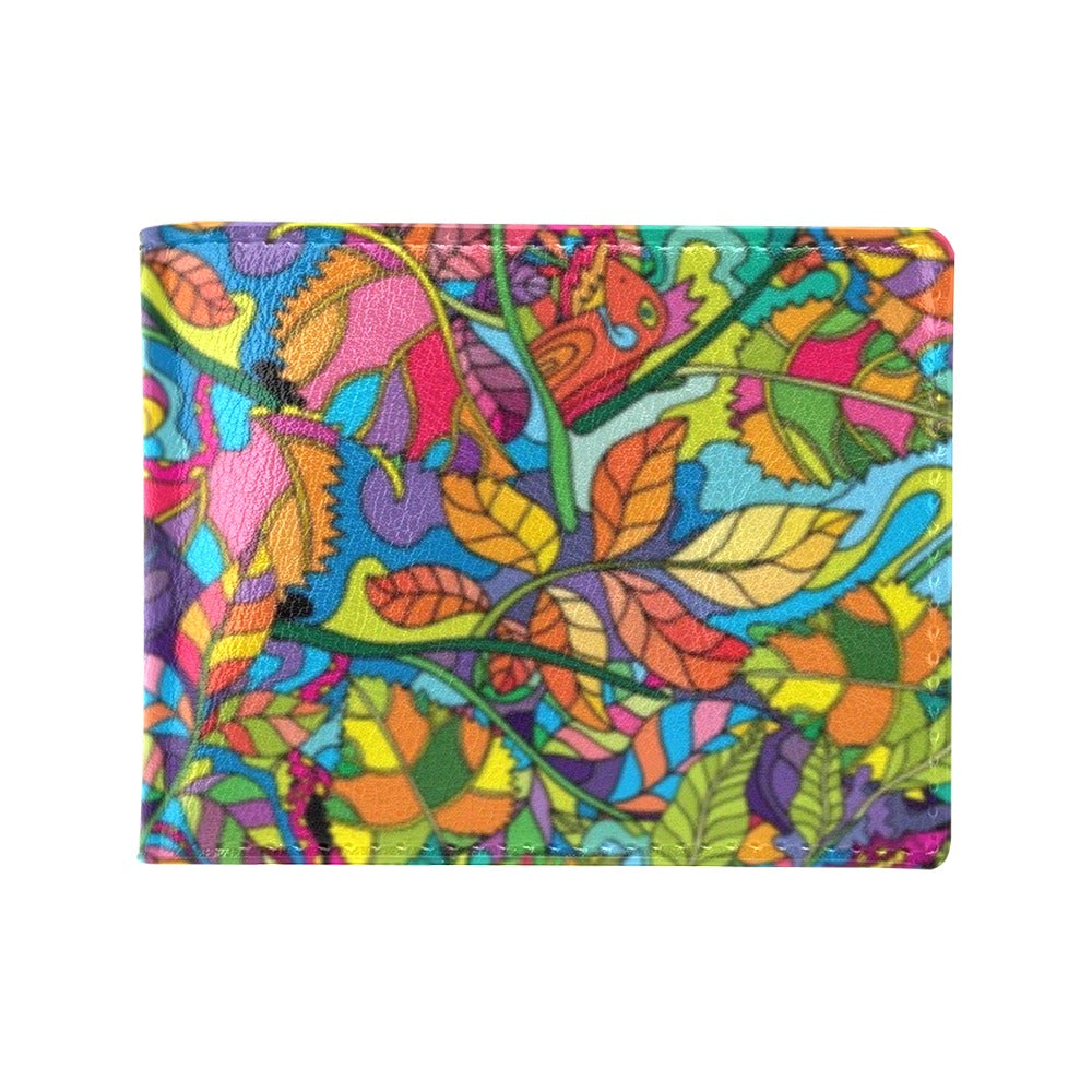 Trippy Print Design LKS301 Men's ID Card Wallet