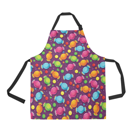 Candy Pattern Print Design CA05 Apron with Pocket