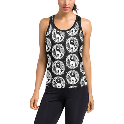 Yin Yang Koi Fish Women's Racerback Tank Top