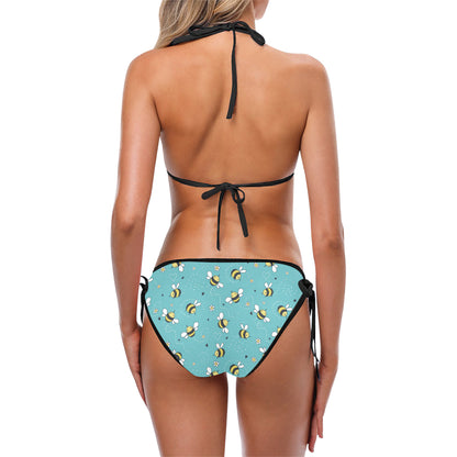Bee Pattern Print Design BEE02 Bikini