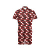 Moose Print Design LKS401 Men's Romper