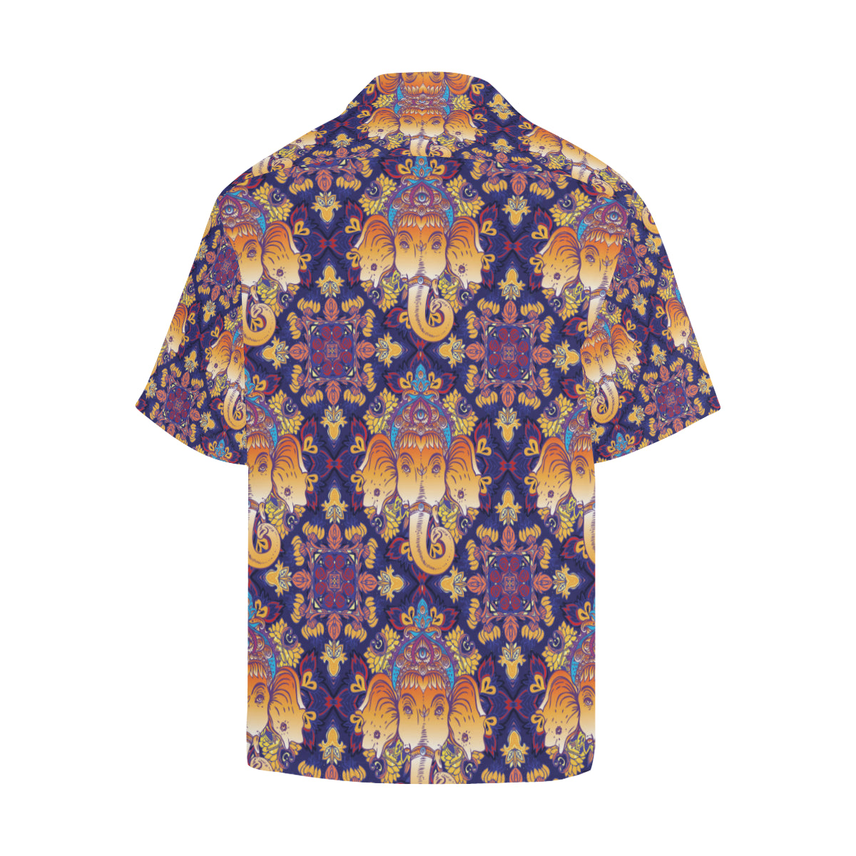 Ganesha Pattern Print Design 01 Men's Hawaiian Shirt