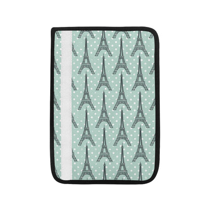 Eiffel Tower Polka Dot Print Car Seat Belt Cover