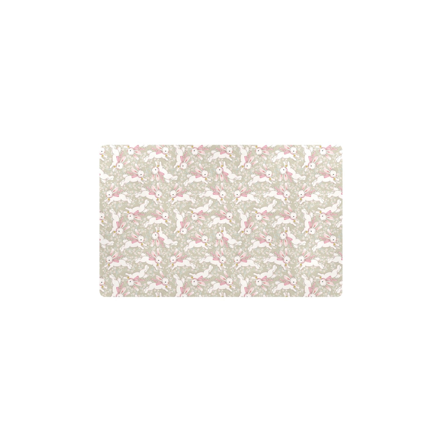 Bunny Pattern Print Design 06 Kitchen Mat