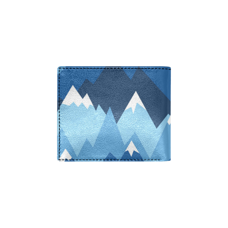 Mountain Pattern Print Design 04 Men's ID Card Wallet